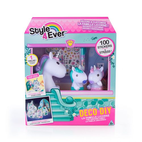 Style 4 Ever Mini Déco Diy - La Famille Licorne