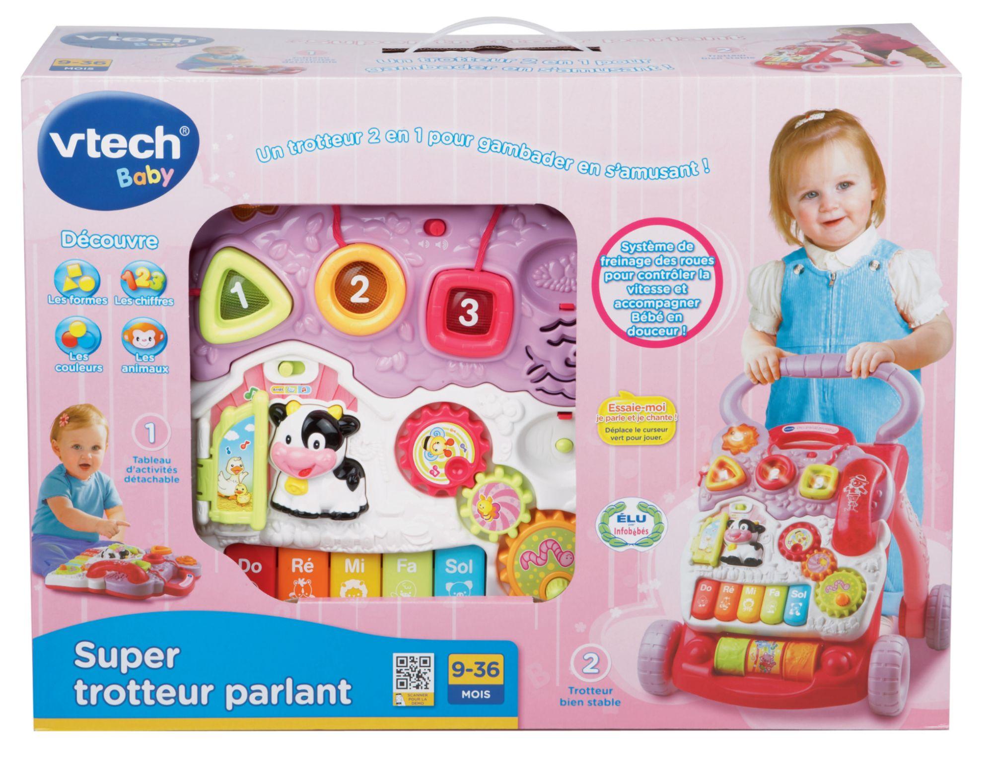 Trotteur parlant sales vtech pas cher