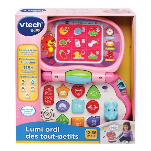 Vtech Baby Lumi Ordi Des Tout-Petits Rose