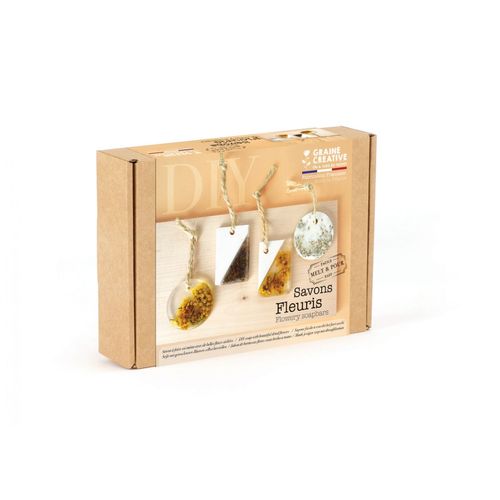 Graine Creative Kit Savons Fleuris 196x144x45 Mm