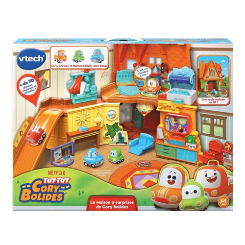 Vtech Tut Tut Cory Bolides -La Maison À Surprises De Cory Bolides (+  Famille Cory X3)