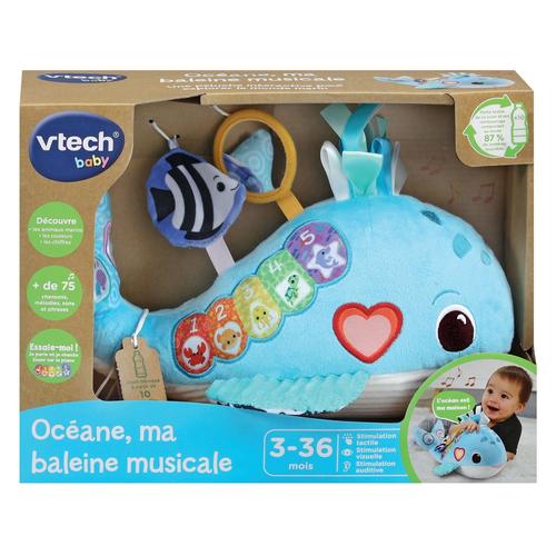 Vtech Baby Océane, Ma Baleine Musicale (Bouteilles Plastiques Recyclées)