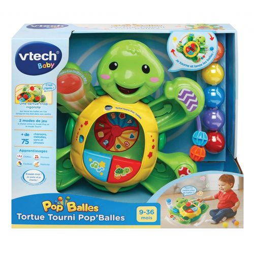 Vtech Baby Tortue Tourni Pop'balles