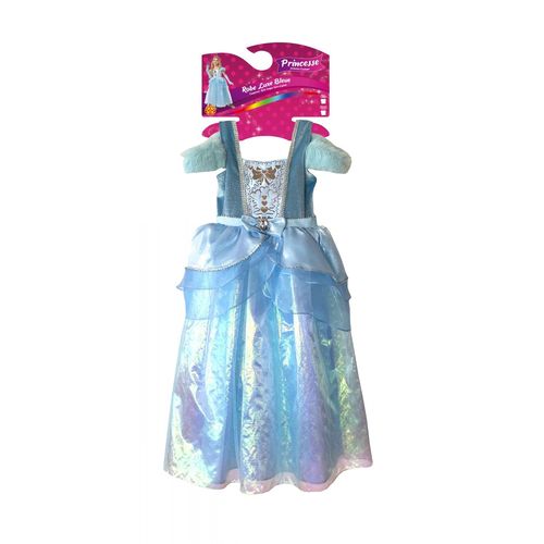 Princesses Déguisement Luxe Princesse Bleue 7-8 Ans