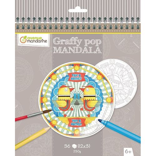 Avenue Mandari Graffy Pop Mandala, Street Art