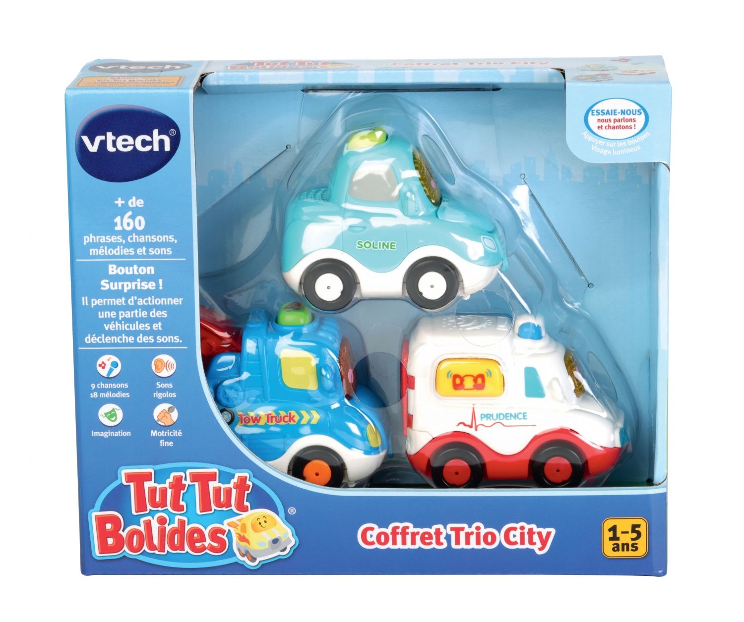 TUT TUT AVENTURES TUT TUT BOLIDES - COFFRET TRIO CITY