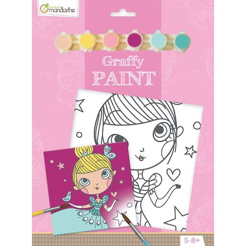 Avenue Mandari Graffy Paint, Princesse, 20x20 Cm