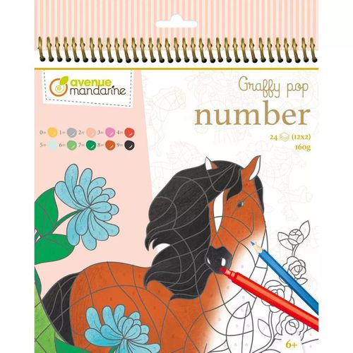 Avenue Mandarine Graffy Pop Number, Chevaux