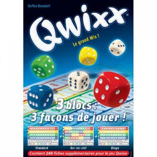Gigamic Qwixx - Recharge Bloc De Score (3x80 Fiches)