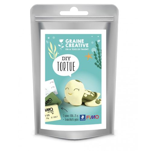 Graine Creative Sachet Fimo 2x25g - Tortue