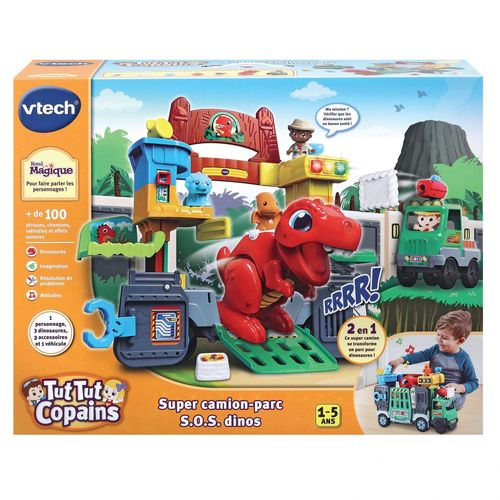 Vtech Tut Tut Copains - Super Camion-Parc Sos Dinos