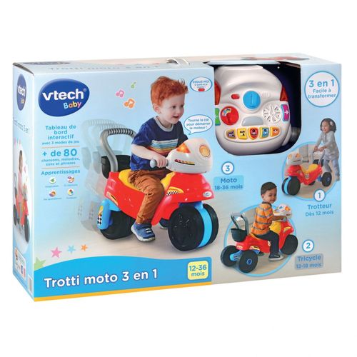 Mathématiques Trotteur Vtech Jouet Club VTECH BABY TROTTI MOTO EN