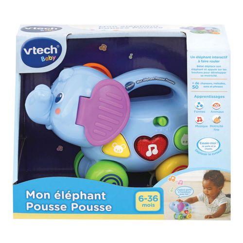 Vtech Baby Mon Elephant Pousse Pousse
