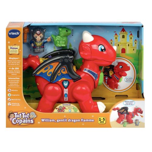 Tut Tut Copains Ttc- William Gentil Dragon Flamme