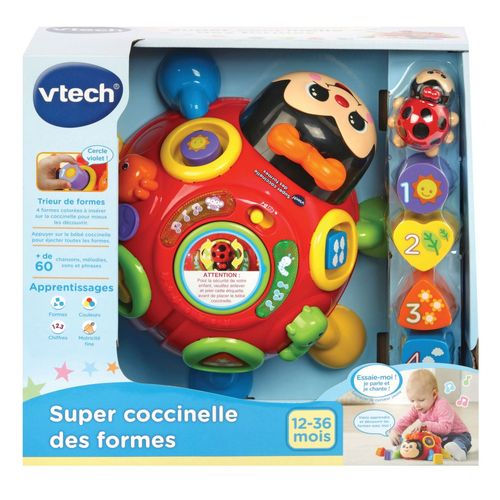Vtech Baby Super Coccinelle Des Formes
