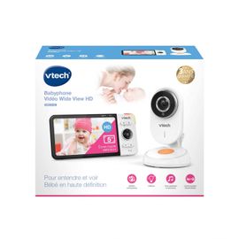 Ecoute - Bebes Bm818 - Babyphone Vidéo Wide View Hd (Écran 5 Ultra Plat Hd - Veilleuse)