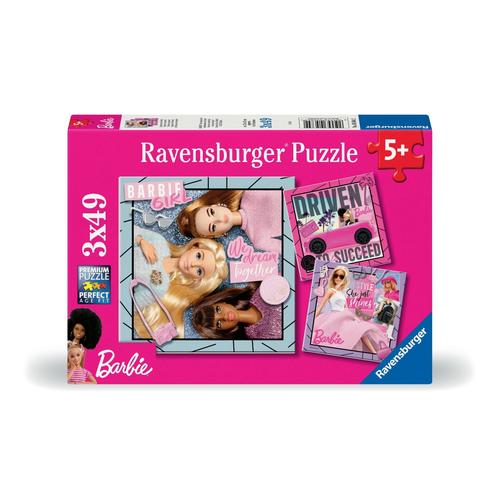 Puzzle Puzzles 3x49 P - Inspire Le Monde ! / Barbie