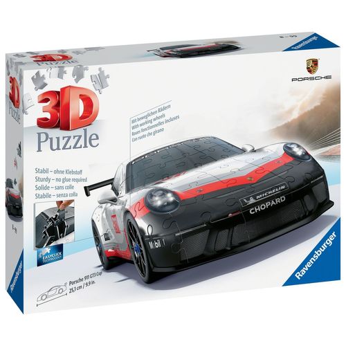 Puzzle Puzzle 3d Porsche 911 Gt3 Cup (Avec Grille)