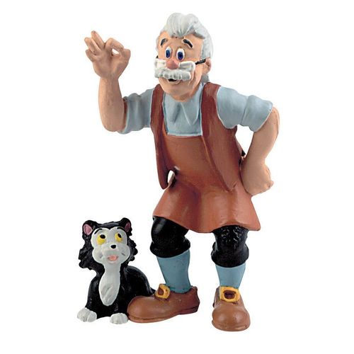 Licences Figurine Gepetto - Pinocchio Disney - 8 Cm