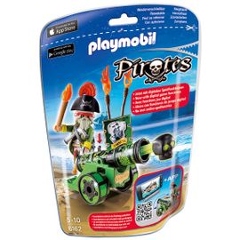 Playmobil 6162 - Capitaine Pirate Avec Canon Vert