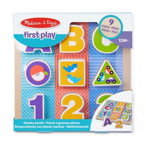 Melissa & Doug Puzzle À Grosses Pièces - Abc / 123