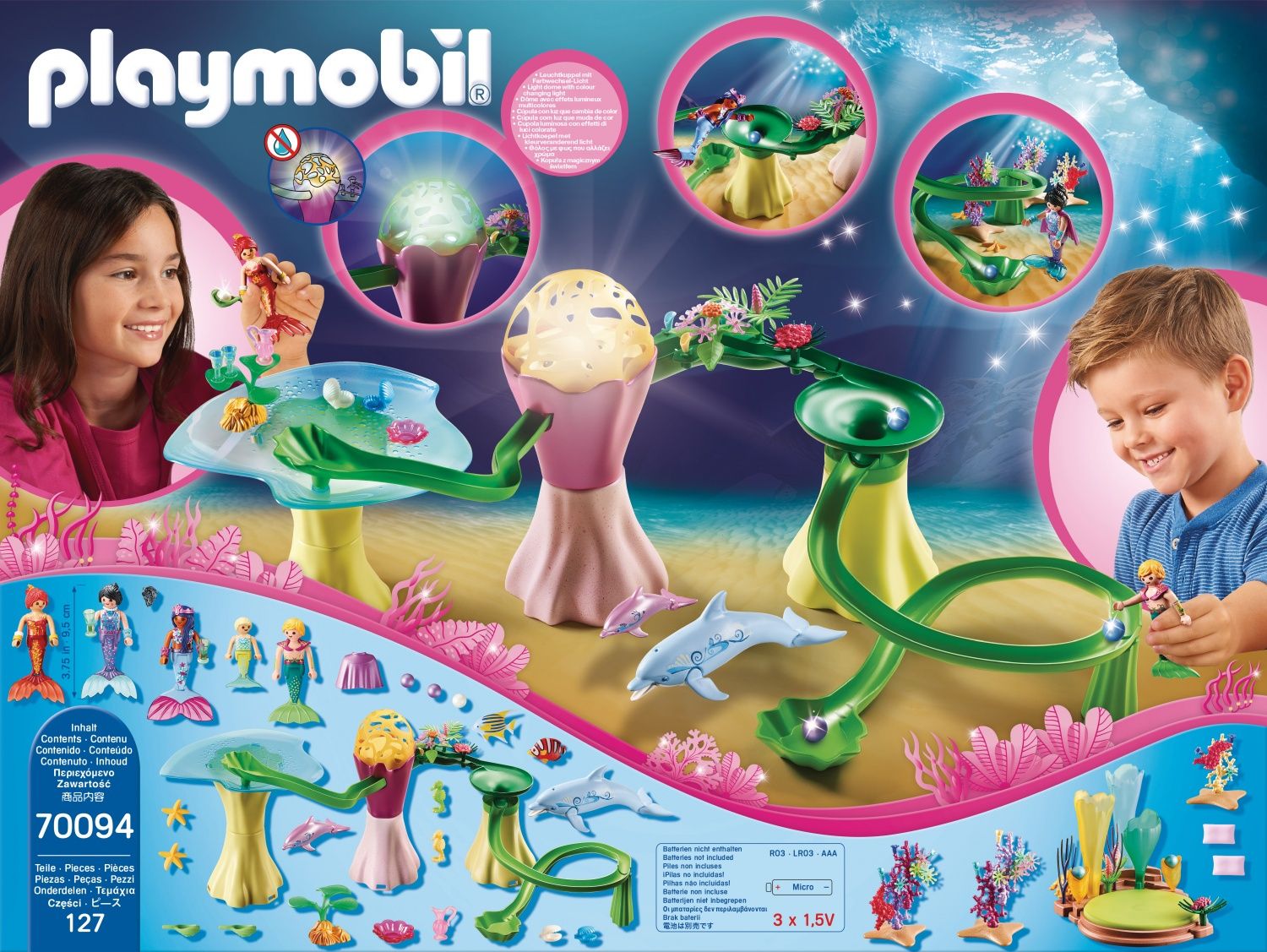 Playmobil 70094 - Pavillon De Corail Avec D�me Lumineux - 2
