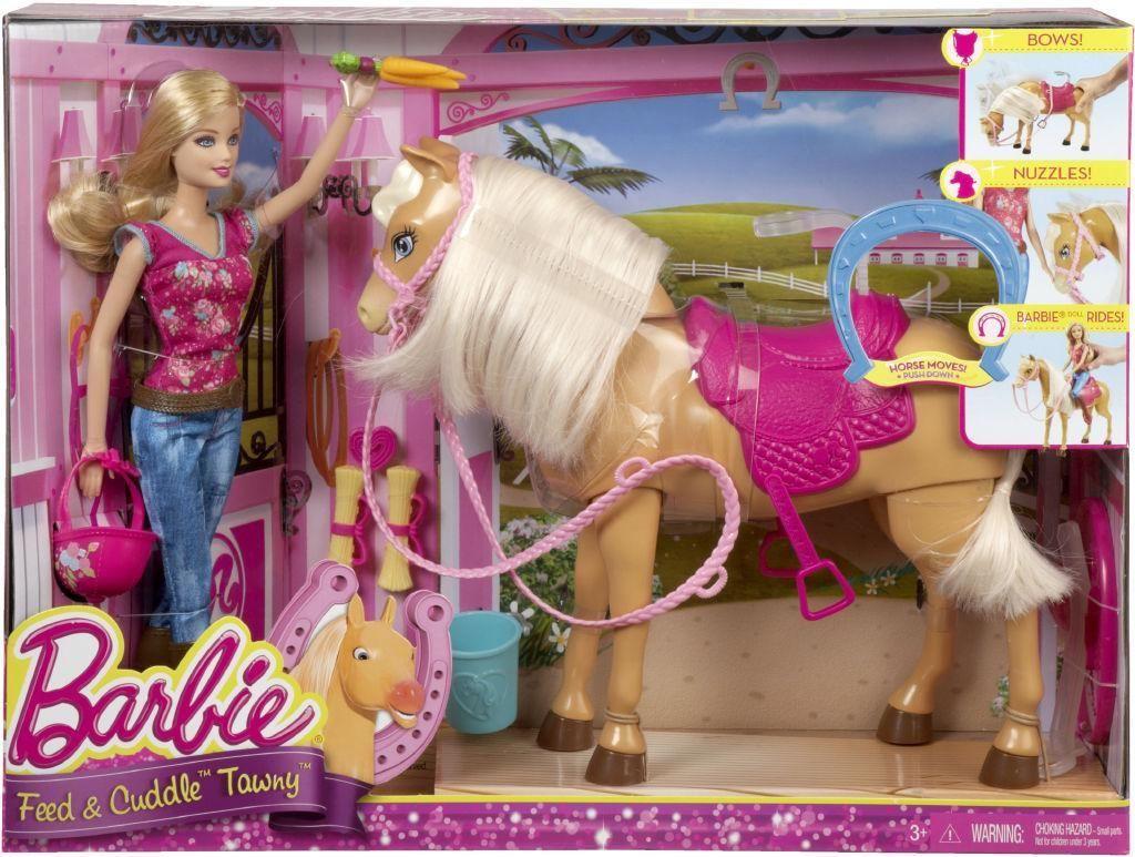 Barbie et son Cheval Tawny poupee Rakuten