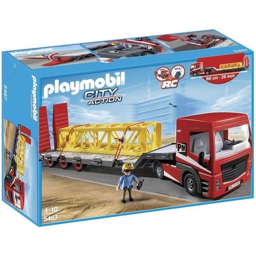 Playmobil 5467 - Tracteur Routier Avec Grande Remorque