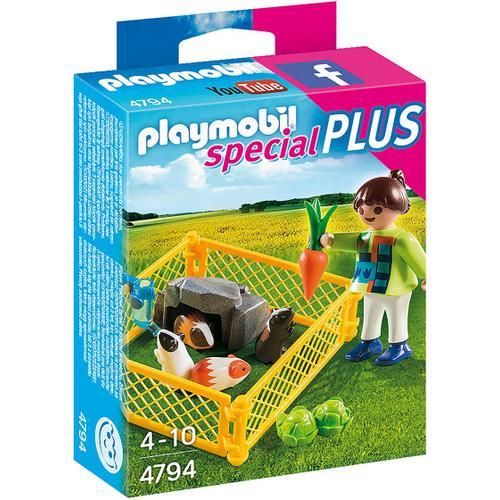 Playmobil 4794 - Enfant Avec Cochons D'inde