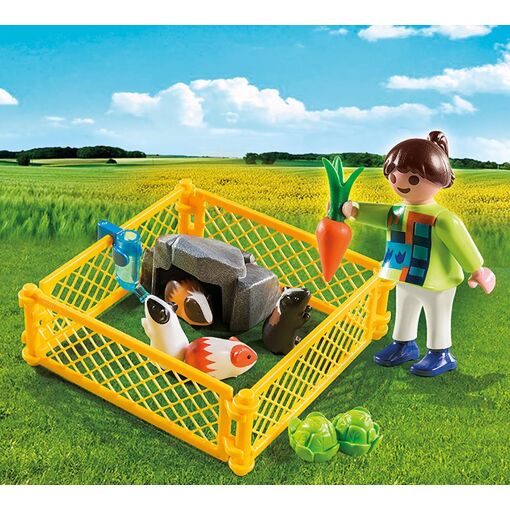 Playmobil 4794 - Enfant Avec Cochons D'inde - 4