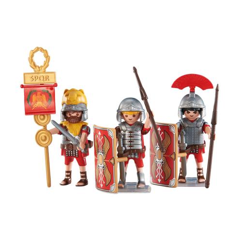 Playmobil 6490 - 3 Soldats Romains Avec Accessoires