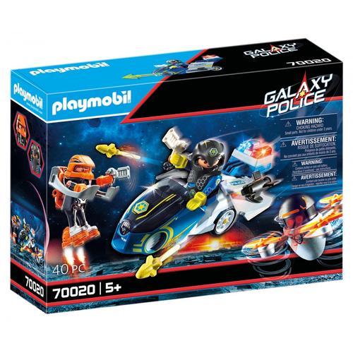Playmobil 70020 - Moto Et Policier De L'espace