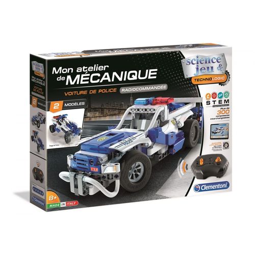 Science & Jeu Construction Voiture De Police Rc
