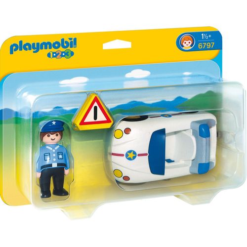 6797 - 1.2.3. Playmobil - Policier Et Voiture