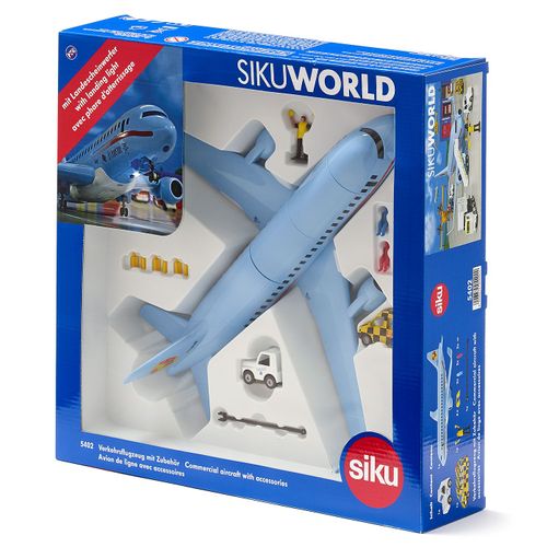 Siku Avion De Ligne Avec Accessoires Sikuworld