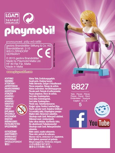 Playmobil 6827 - Coach De Fitness - 2