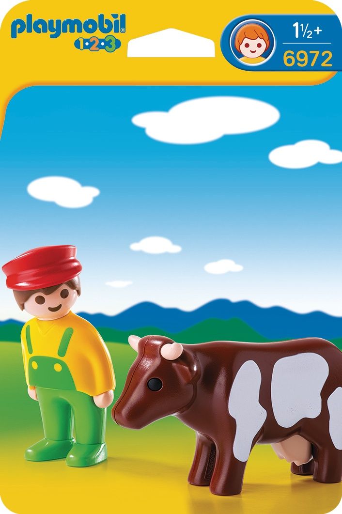 Playmobil 6972 - Eleveur Avec Vache - 3