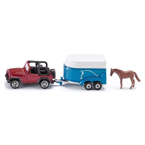 Sikusuper Jeep Avec Remorque À Chevaux