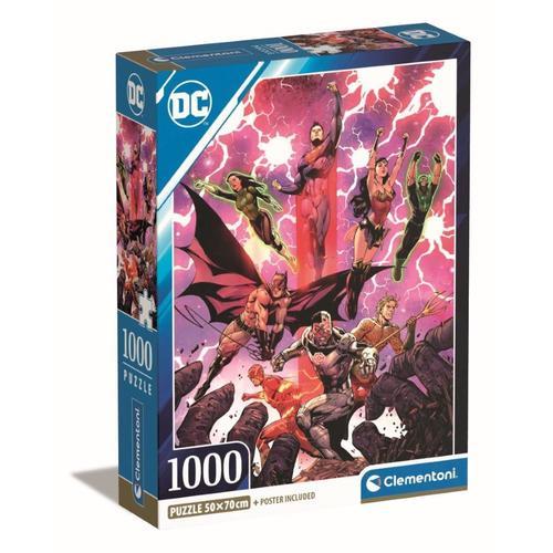 Puzzle Adulte Compact 1000 Pièces - Dc Comics, Justice League