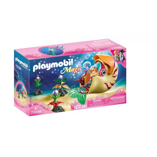 Playmobil 70098 - Sir�ne Avec Escargot Des Mers