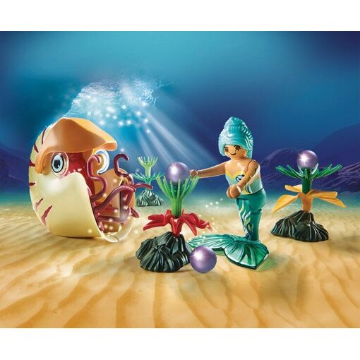 Playmobil 70098 - Sir�ne Avec Escargot Des Mers - 3