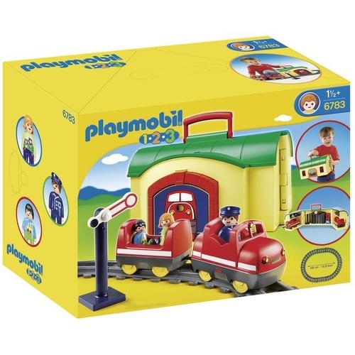 Playmobil 6783 - Train Avec Gare Transportable