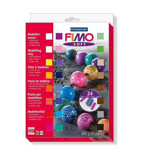 Dtm Coffret Fimo Soft 24 1/2b