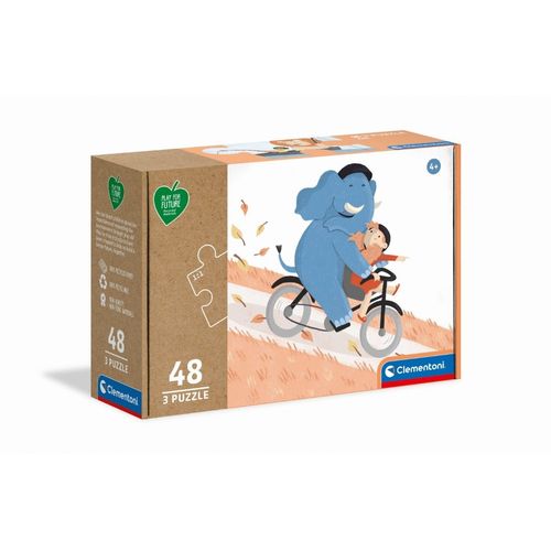 Puzzle Enfant 3x48 Pièces Pff - Entre Amis