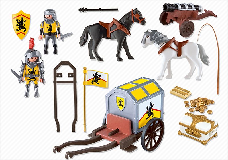 Playmobil 4874 Knights - Convoi Et Tr�sor Des Chevaliers - 3