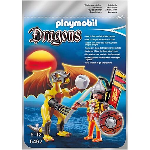 Playmobil 5462 - Dragon De Pierre Avec Guerrier - 2