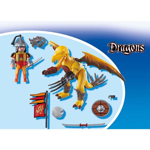 Playmobil 5462 - Dragon De Pierre Avec Guerrier - 3