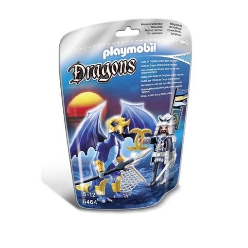 Playmobil 5464 - Dragon Des Glaces Avec Combattant