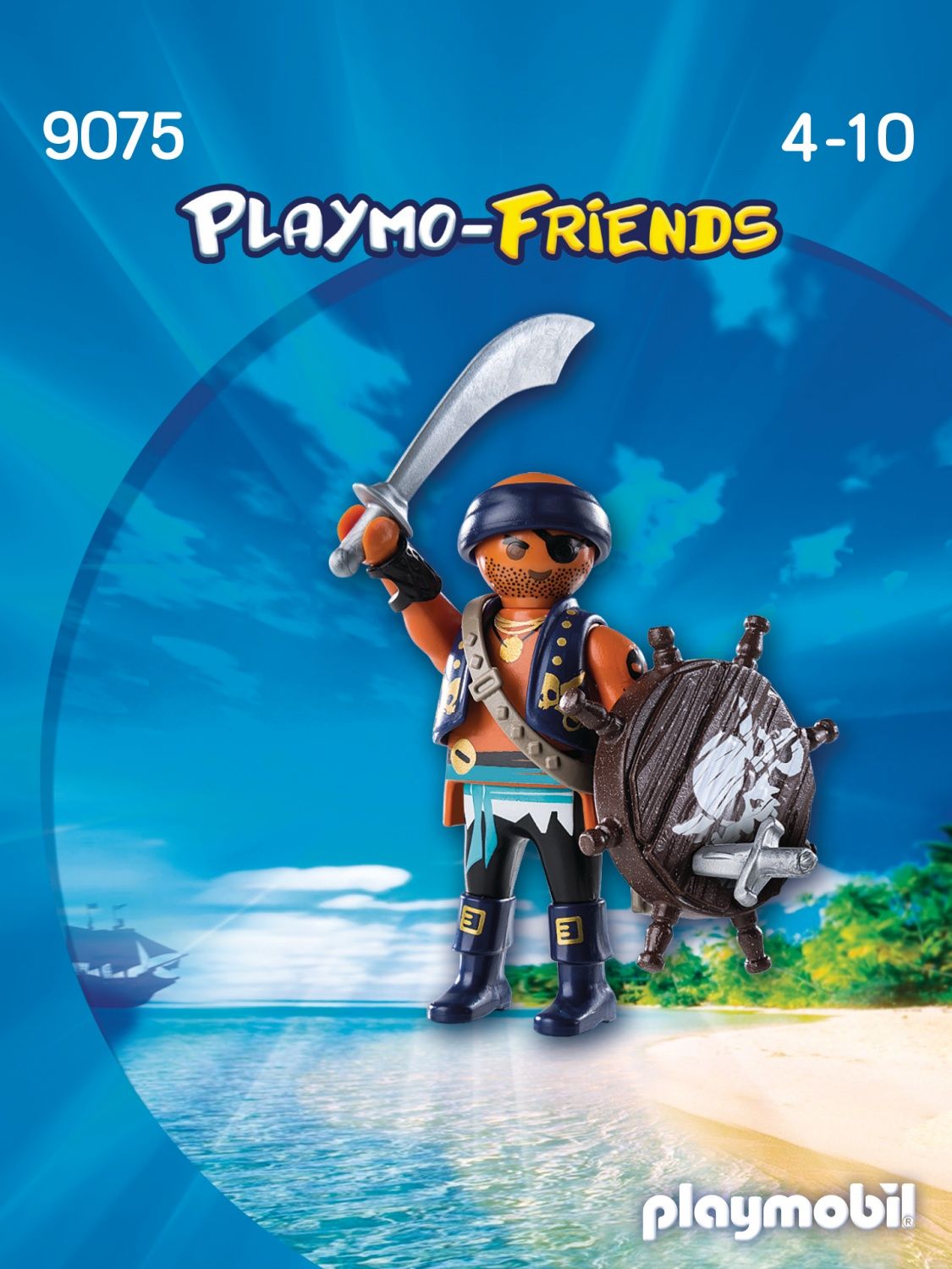 Playmobil 9075 - Pirate Avec Bouclier - 2