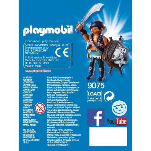 Playmobil 9075 - Pirate Avec Bouclier - 4